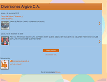 Tablet Screenshot of diversionesargive.blogspot.com