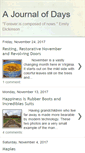 Mobile Screenshot of ajournalofdays.blogspot.com
