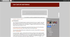 Desktop Screenshot of lowcarbartandscience.blogspot.com