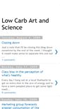 Mobile Screenshot of lowcarbartandscience.blogspot.com