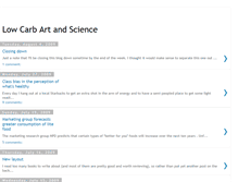 Tablet Screenshot of lowcarbartandscience.blogspot.com
