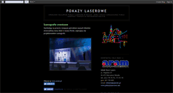 Desktop Screenshot of pokazylaserowe.blogspot.com