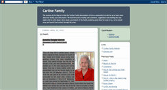 Desktop Screenshot of carlinefamily.blogspot.com
