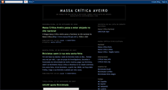 Desktop Screenshot of massacritica-aveiro.blogspot.com