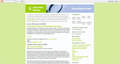 Desktop Screenshot of investigacionesio.blogspot.com