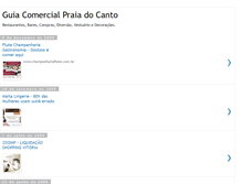 Tablet Screenshot of guiacomercialpraiadocanto.blogspot.com