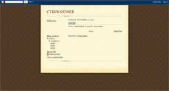 Desktop Screenshot of cybersanser.blogspot.com