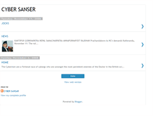 Tablet Screenshot of cybersanser.blogspot.com