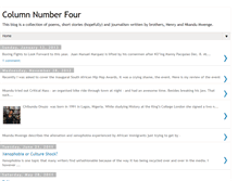 Tablet Screenshot of columnnumberfour.blogspot.com