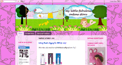 Desktop Screenshot of mylittlefabulous.blogspot.com