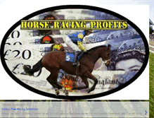 Tablet Screenshot of horseracingprofits.blogspot.com