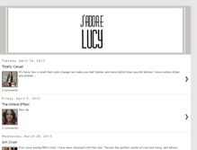 Tablet Screenshot of jadorelucy.blogspot.com