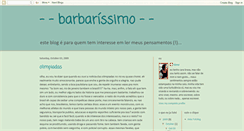 Desktop Screenshot of barbarissimo.blogspot.com