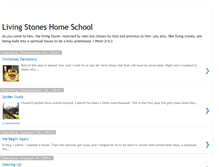 Tablet Screenshot of livingstoneshomeschool.blogspot.com