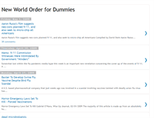 Tablet Screenshot of new-world-order-for-dummies.blogspot.com