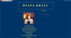 Desktop Screenshot of dianakrall.blogspot.com