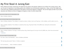 Tablet Screenshot of myfirstskooljurongeast.blogspot.com
