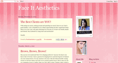 Desktop Screenshot of faceitaesthetics.blogspot.com