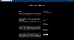 Desktop Screenshot of legendeurbane.blogspot.com