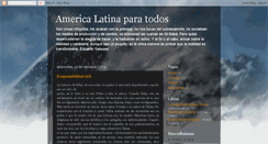Desktop Screenshot of americalatinaparatodos.blogspot.com