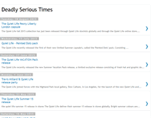 Tablet Screenshot of deadlyseriousuk.blogspot.com