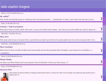 Tablet Screenshot of miscuatrotrapos.blogspot.com