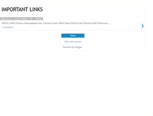 Tablet Screenshot of hindilinks.blogspot.com