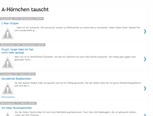 Tablet Screenshot of a-hoernchen-tauscht.blogspot.com