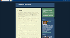 Desktop Screenshot of elementalinfluence.blogspot.com