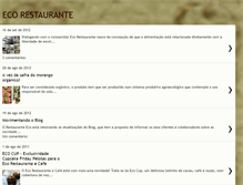 Tablet Screenshot of ecorestaurantecafe.blogspot.com