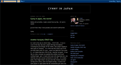 Desktop Screenshot of cynnyinjapan.blogspot.com