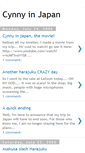 Mobile Screenshot of cynnyinjapan.blogspot.com