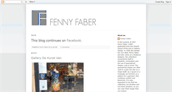 Desktop Screenshot of fennyfaber.blogspot.com