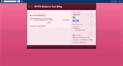 Desktop Screenshot of nypsshalynntsai.blogspot.com