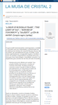 Mobile Screenshot of lamusadecristal2.blogspot.com