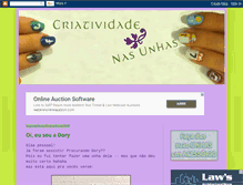 Tablet Screenshot of criatividadenasunhas.blogspot.com