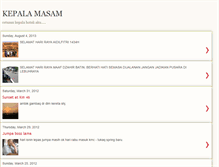 Tablet Screenshot of kepalamasam.blogspot.com