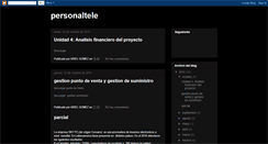 Desktop Screenshot of personaltele.blogspot.com