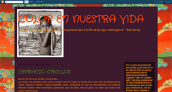 Desktop Screenshot of colorennuestravida.blogspot.com