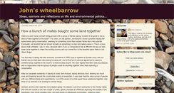 Desktop Screenshot of johnswheelbarrow.blogspot.com