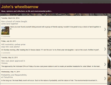 Tablet Screenshot of johnswheelbarrow.blogspot.com