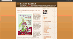 Desktop Screenshot of devilishlygoodstuff.blogspot.com