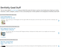 Tablet Screenshot of devilishlygoodstuff.blogspot.com