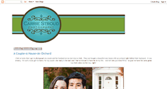 Desktop Screenshot of carriestroudphotography.blogspot.com