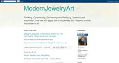 Desktop Screenshot of modernjewelryart.blogspot.com