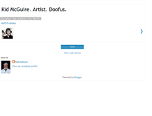 Tablet Screenshot of kidmcguire.blogspot.com