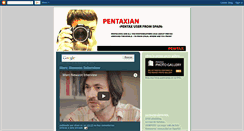 Desktop Screenshot of pentaxian.blogspot.com