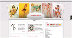 Desktop Screenshot of blogespetaculosas.blogspot.com