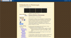 Desktop Screenshot of estimulacionfisioterapia.blogspot.com