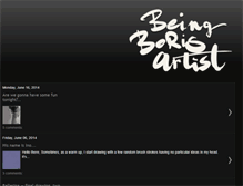 Tablet Screenshot of beingborisartist.blogspot.com